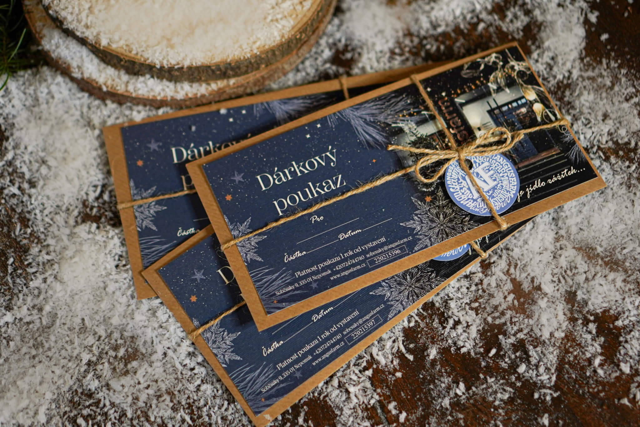 Dárkový poukaz vánoční – tištěný